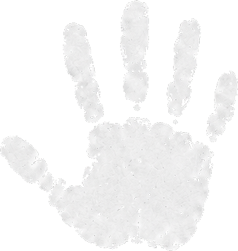 Caveman’s handprint badge